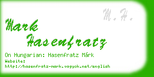 mark hasenfratz business card